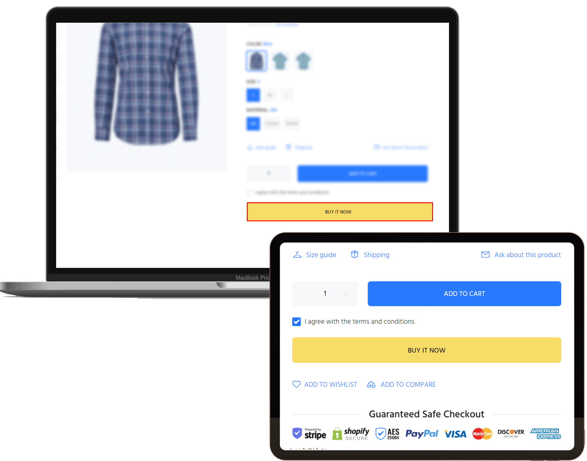 add buy now button to shopify