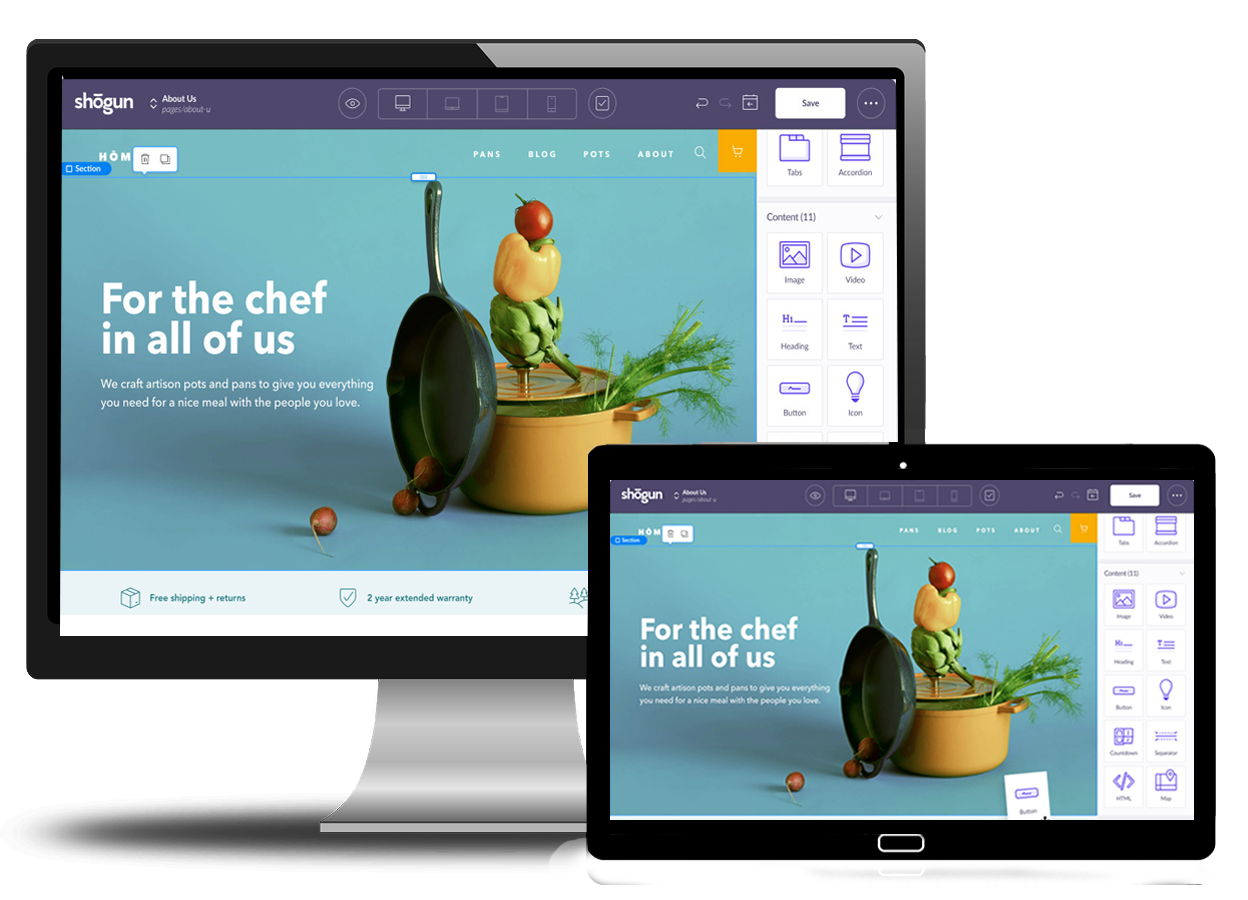 Landing Page Design Using Shogun Page Builder