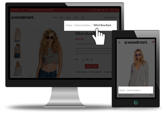 Breadcrumb Navigation Shopify