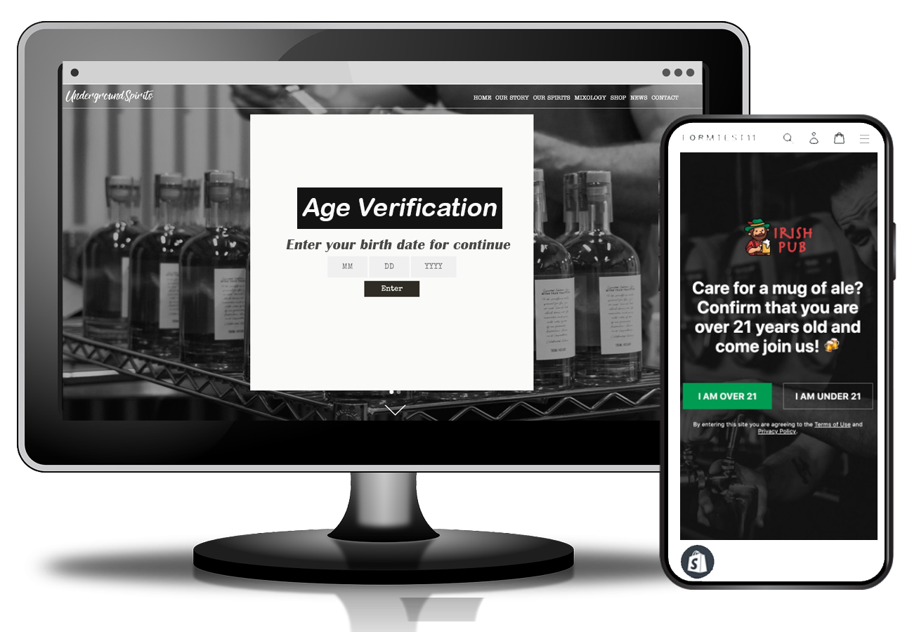 Add Age Verification Screen to Shopify