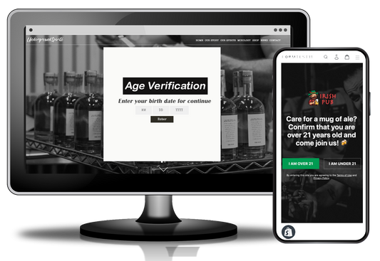 Add Age Verification Screen to Shopify
