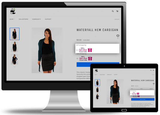 Offer Gift Wrapping Option