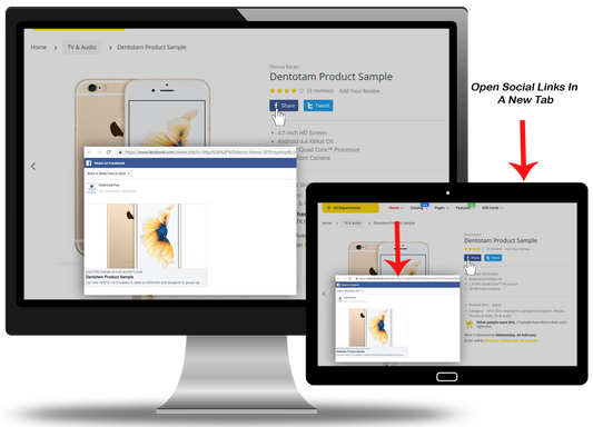 Open Social Links in A New Tab
