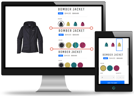 Product Image Variant Swatches