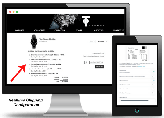 Realtime Shipping Configuration