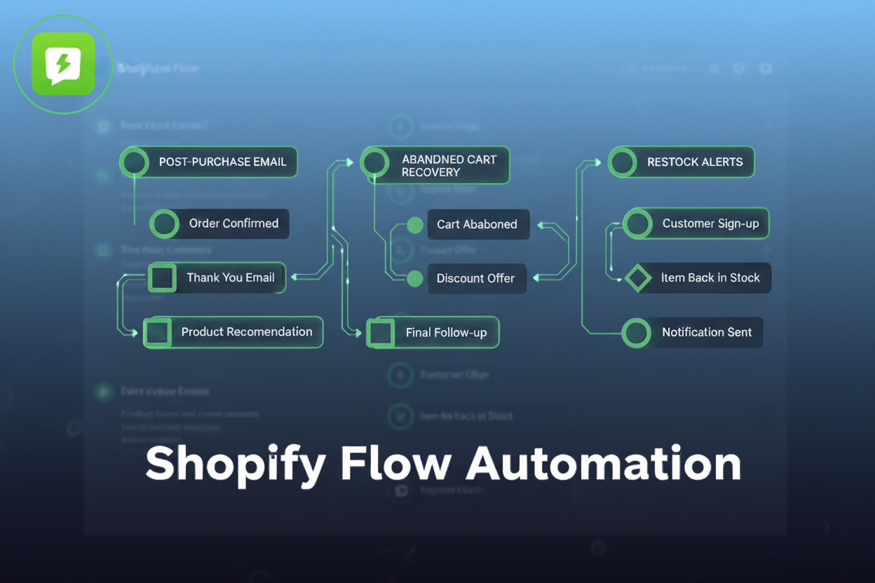 Shopify Flow Automation Setup - 3 Revenue-Boosting Workflows by Ecomheroes