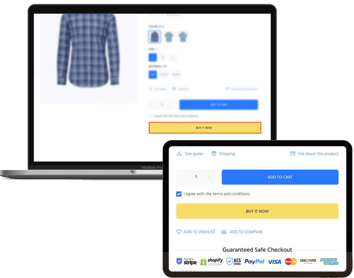 add buy now button to shopify