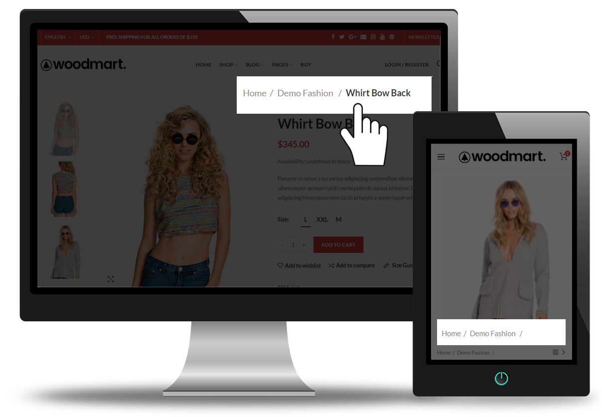 Breadcrumb Navigation Shopify