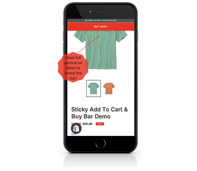 Show Sticky Add To Cart, Buy Now Button on Mobile